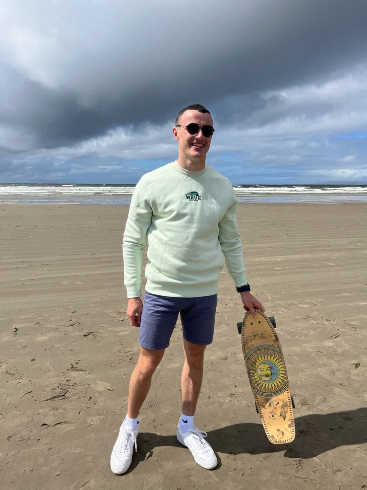 Coastal Explorer Crewneck Sweatshirt- Sage